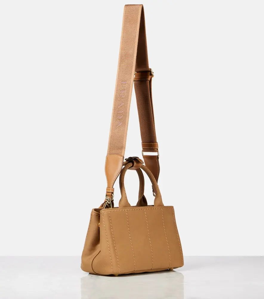 Prada Jardinière Mini canvas tote bag | Thumbnail 3