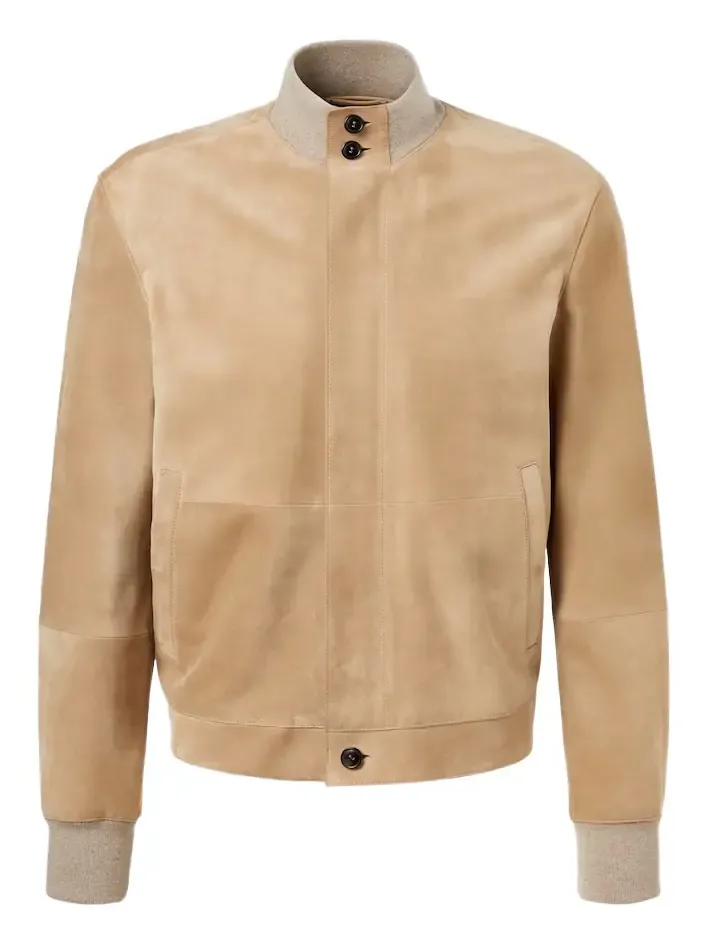Suede blouson
