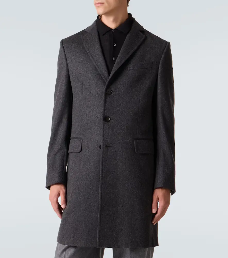 Zegna Wool and cashmere-blend coat | Thumbnail 2 Zegna Wool and cashmere-blend coat | Thumbnail 2