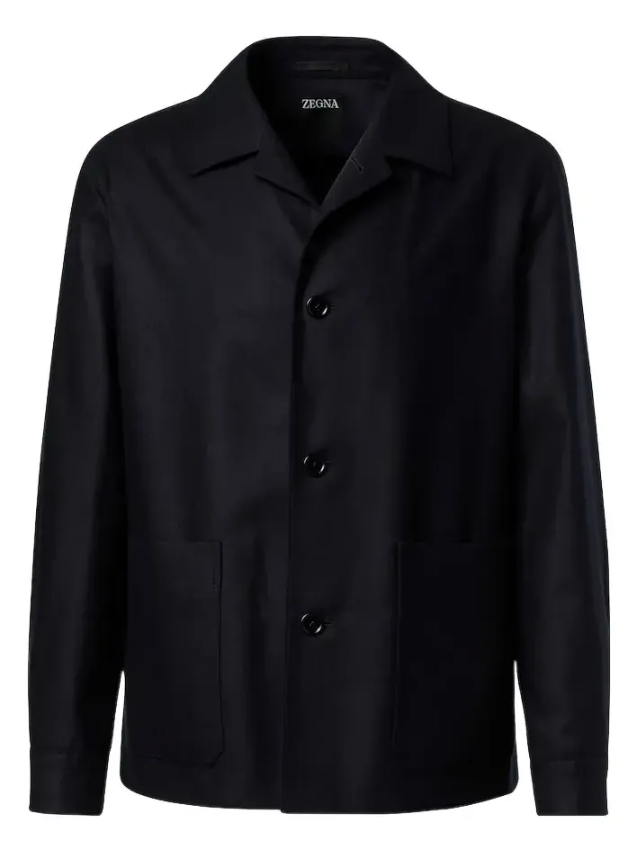 Wool overshirt