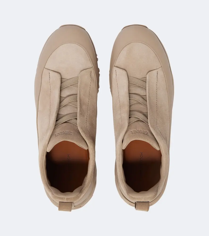 Zegna Monte Triple Stitch suede sneakers | Thumbnail 4 Zegna Monte Triple Stitch suede sneakers | Thumbnail 4