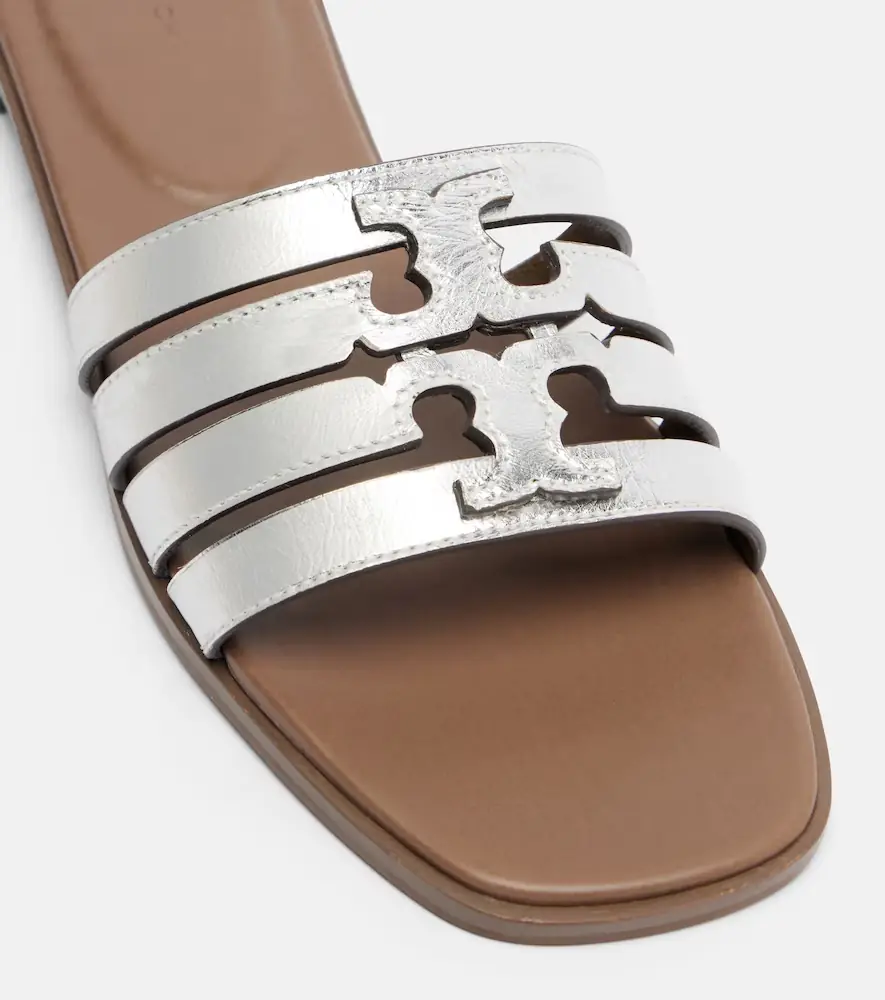 Tory Burch Metallic leather slides | Thumbnail 3 Tory Burch Metallic leather slides | Thumbnail 3