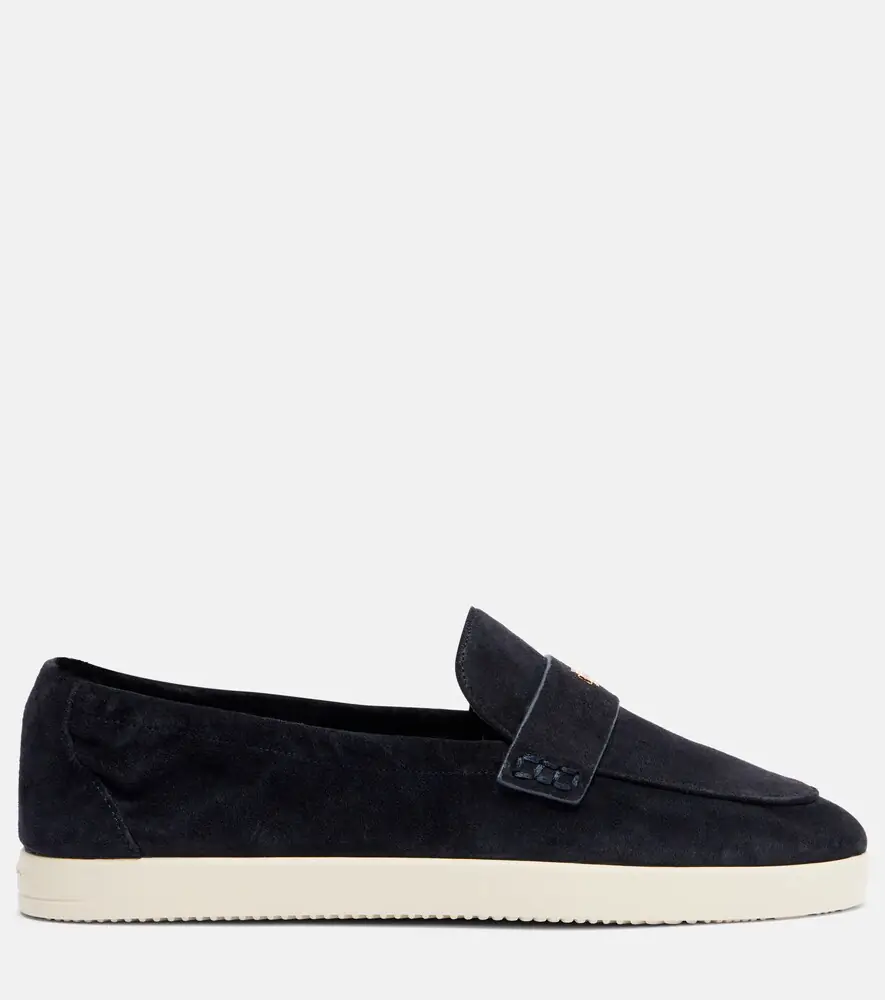 Tory Burch Double T suede loafers | Thumbnail 3 Tory Burch Double T suede loafers | Thumbnail 3