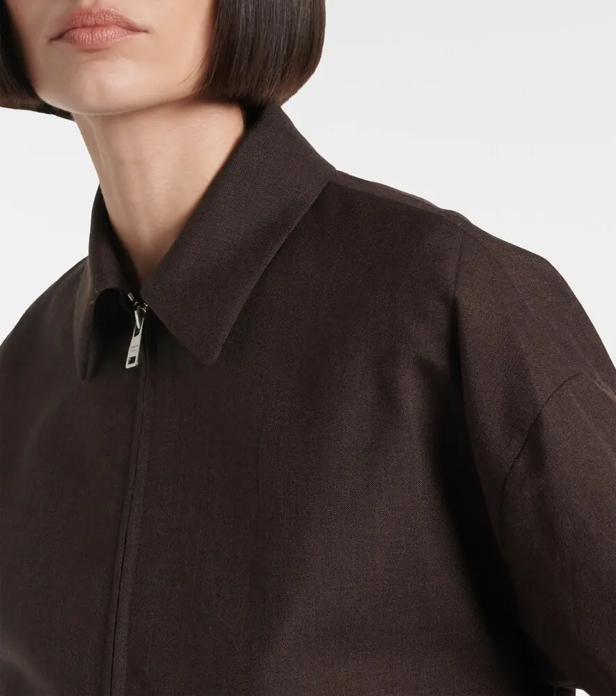 Prada Mohair and wool blouson | Thumbnail 2