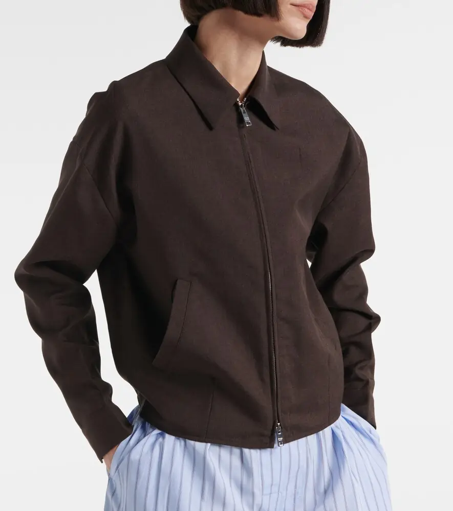 Prada Mohair and wool blouson | Thumbnail 3