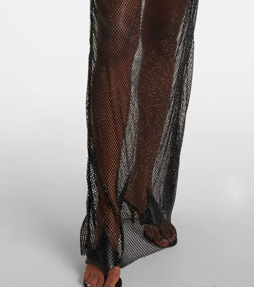 Tove Embellished mesh maxi dress | Thumbnail 3