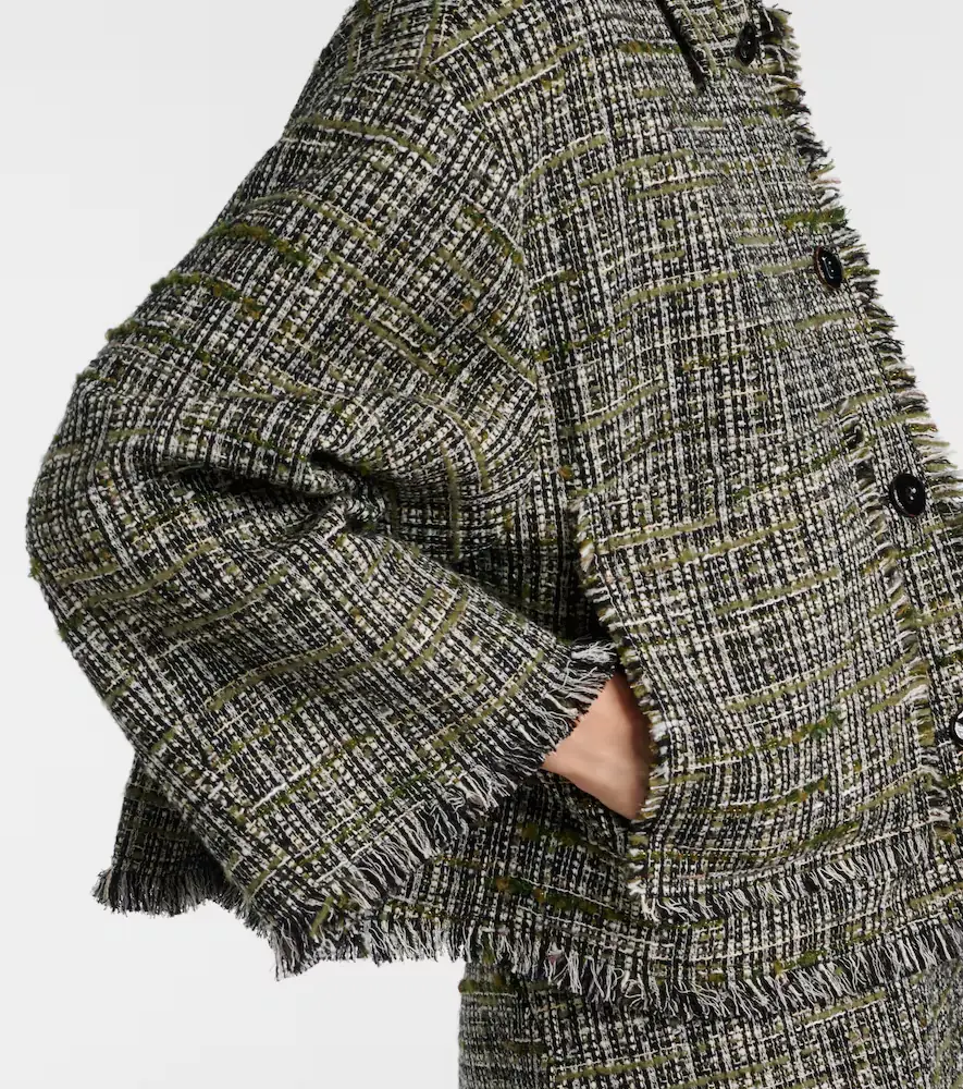 Erdem Floral-appliqué tweed jacket | Thumbnail 5 Erdem Floral-appliqué tweed jacket | Thumbnail 5