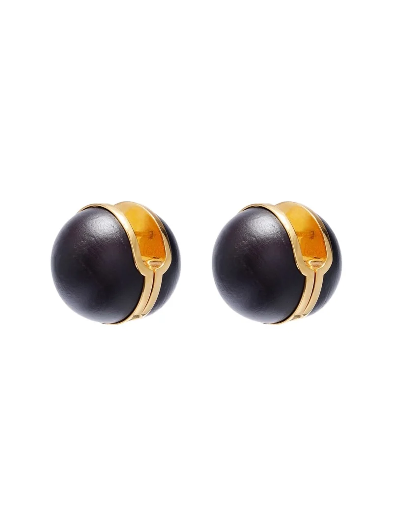 ALAÏA Sphere wood earrings ALAÏA Sphere wood earrings