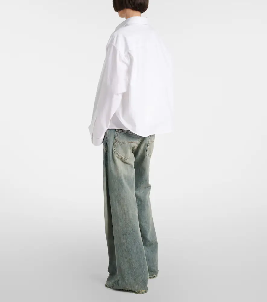 Balenciaga Cotton poplin shirt | Thumbnail 4