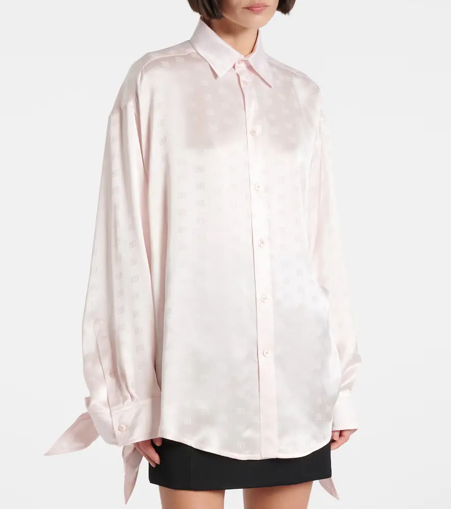 Balenciaga Silk satin shirt | Thumbnail 6