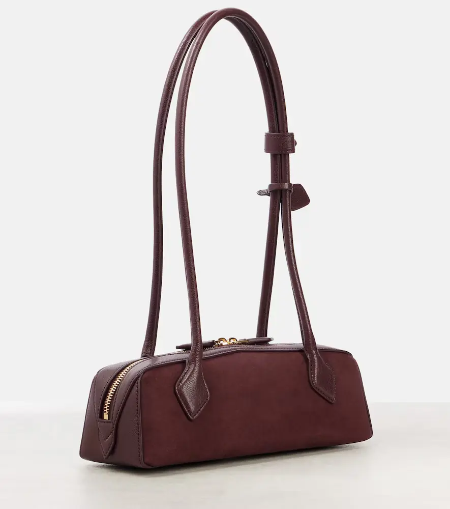 ALAÏA Le Teckel Small suede shoulder bag | Thumbnail 3