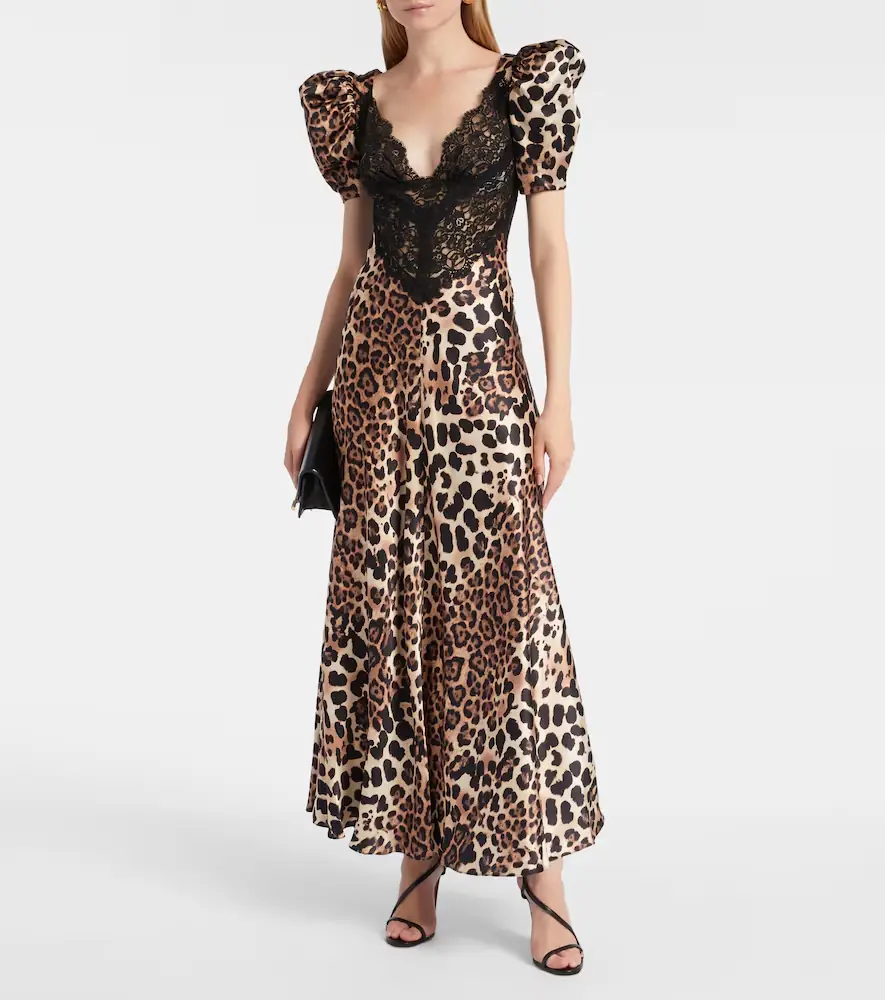 Rodarte Leopard-print silk satin maxi dress | Thumbnail 5 Rodarte Leopard-print silk satin maxi dress | Thumbnail 5
