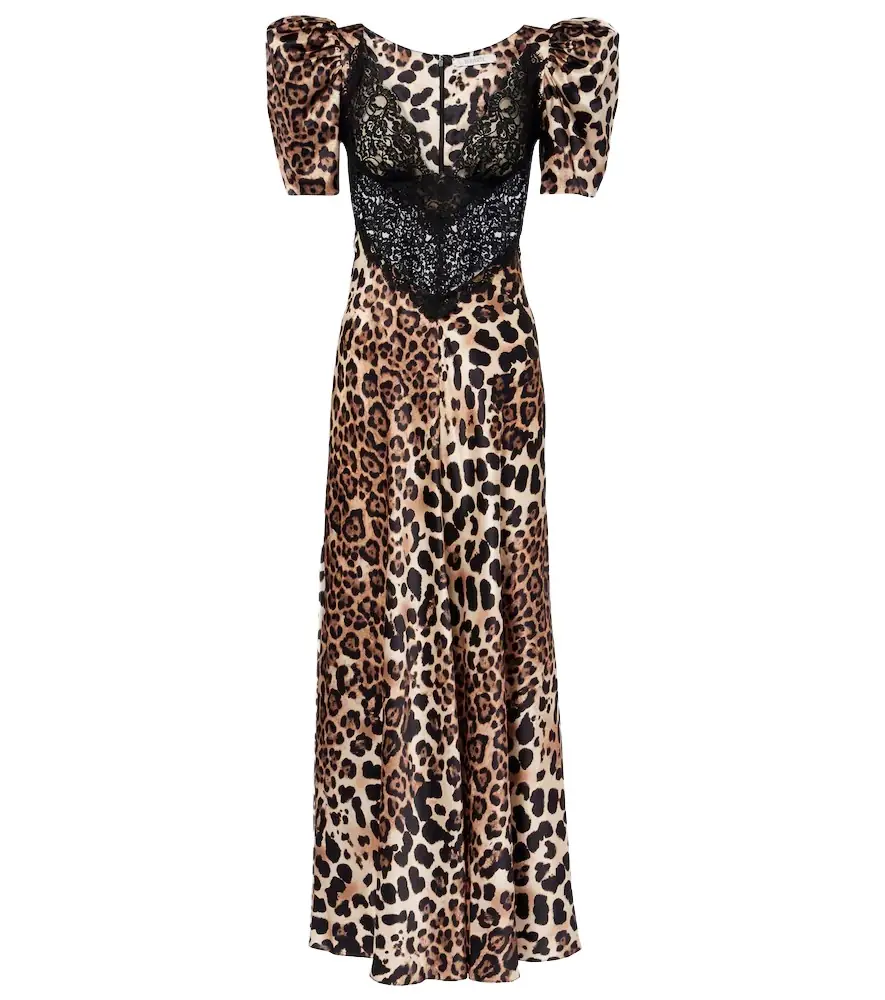 Rodarte Leopard-print silk satin maxi dress | Image 1 Rodarte Leopard-print silk satin maxi dress | Image 1