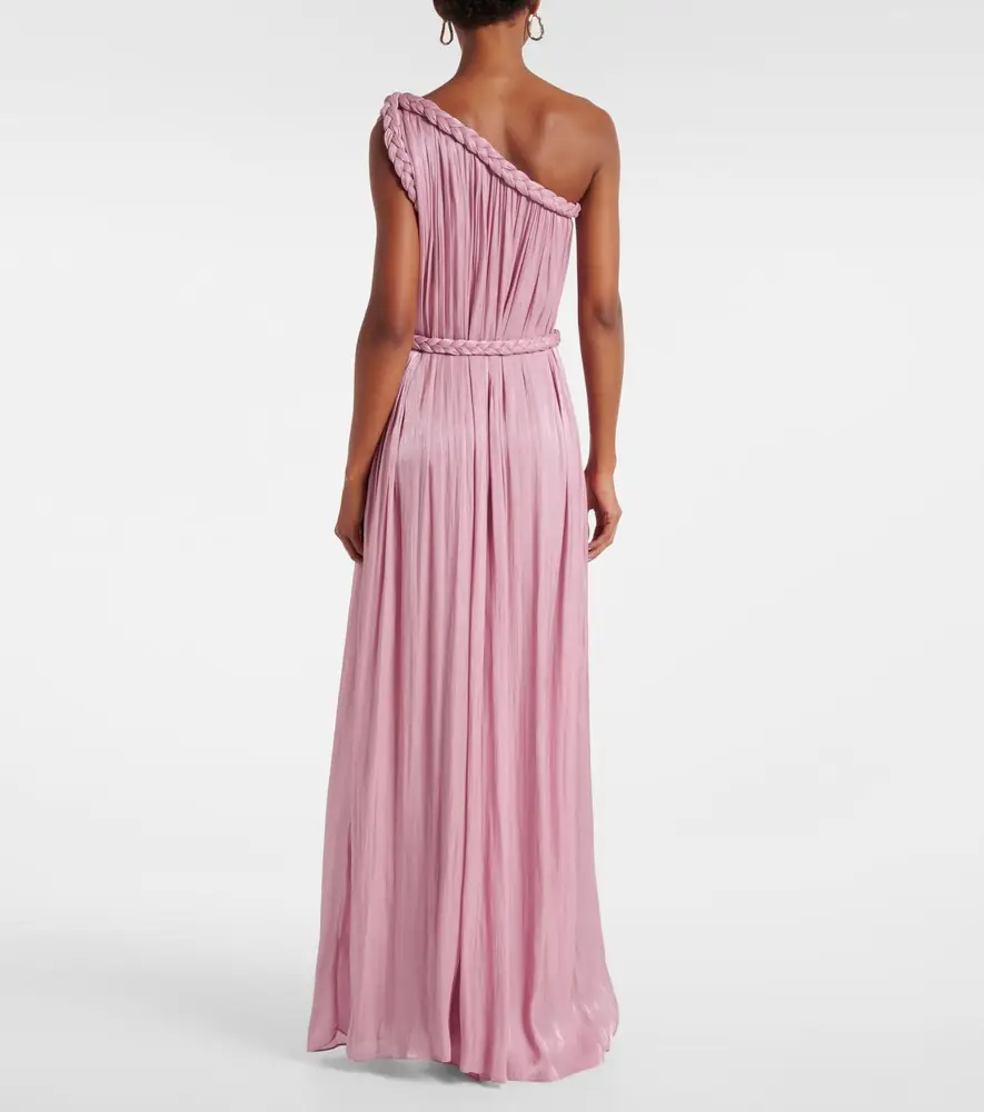 Costarellos Isilda lamé georgette gown | Thumbnail 3