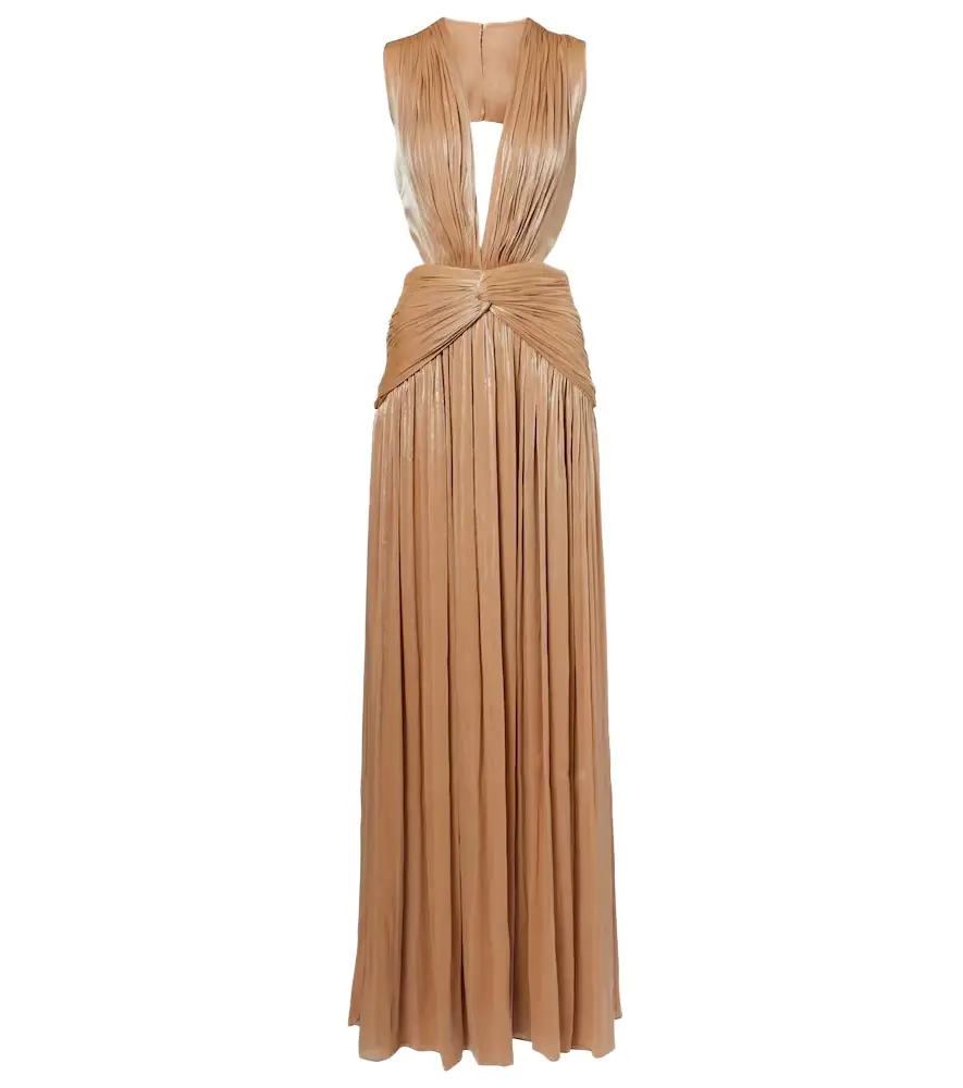 Costarellos Silla cutout gathered gown