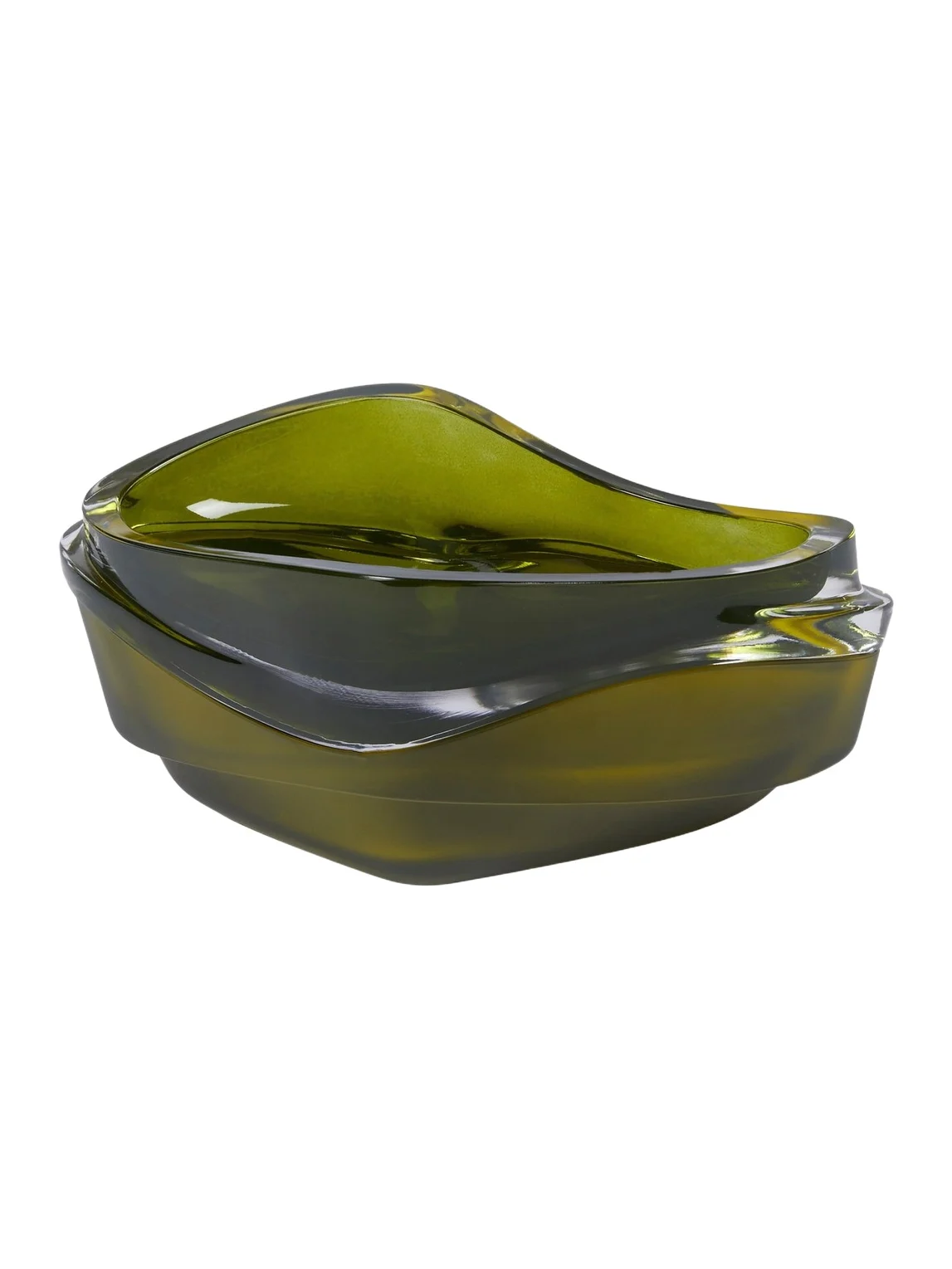 Zaha Hadid Design Plex set of 2 crystal decorative trays