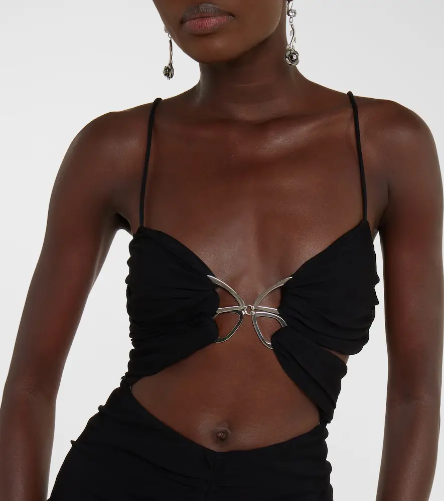 BLUMARINE Cutout jersey gown | Thumbnail 4 BLUMARINE Cutout jersey gown | Thumbnail 4