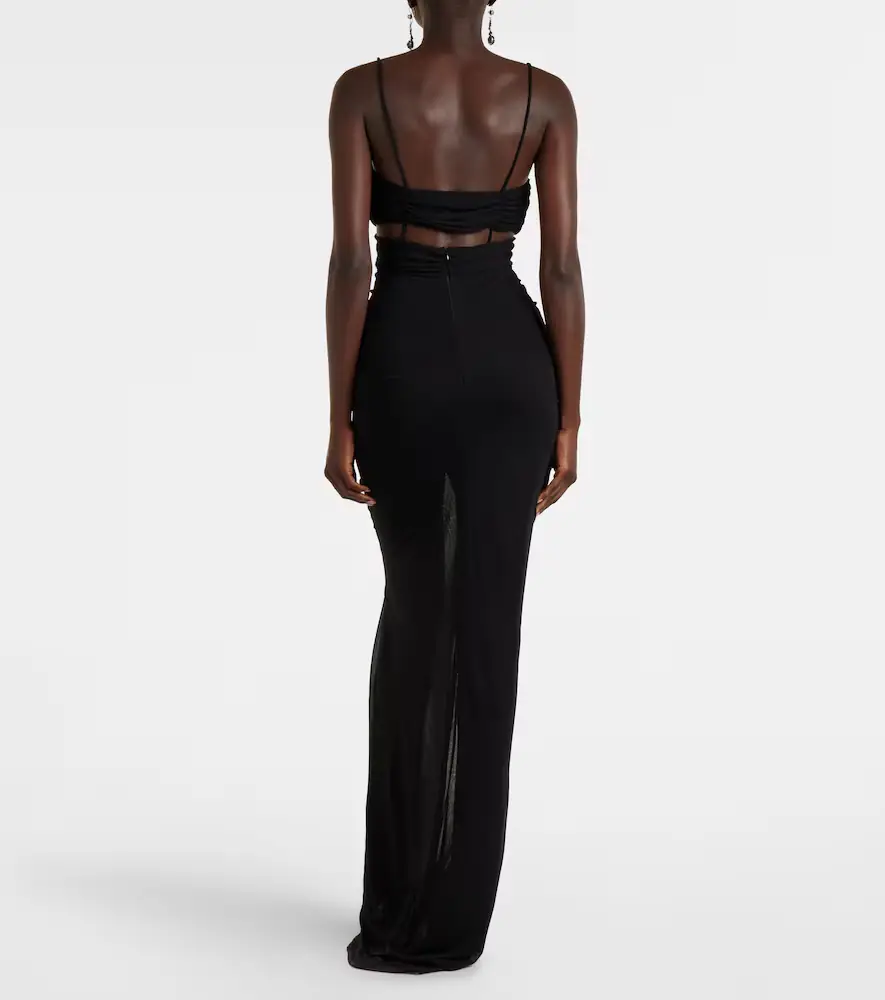 BLUMARINE Cutout jersey gown | Thumbnail 5 BLUMARINE Cutout jersey gown | Thumbnail 5