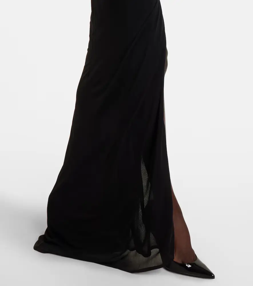 BLUMARINE Cutout jersey gown | Thumbnail 6 BLUMARINE Cutout jersey gown | Thumbnail 6