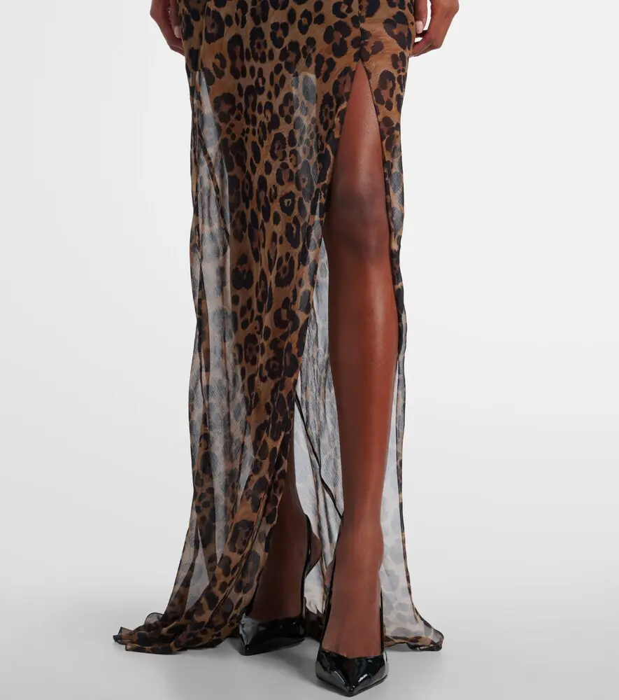 BLUMARINE Leopard-print silk maxi dress | Thumbnail 2 BLUMARINE Leopard-print silk maxi dress | Thumbnail 2
