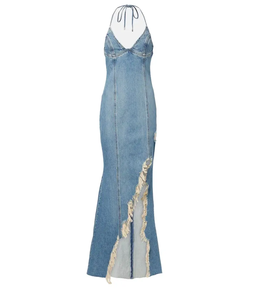 BLUMARINE Denim maxi dress | Image 1 BLUMARINE Denim maxi dress | Image 1