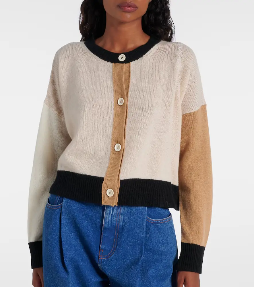 Marni Colorblocked cashmere cardigan | Thumbnail 6 Marni Colorblocked cashmere cardigan | Thumbnail 6