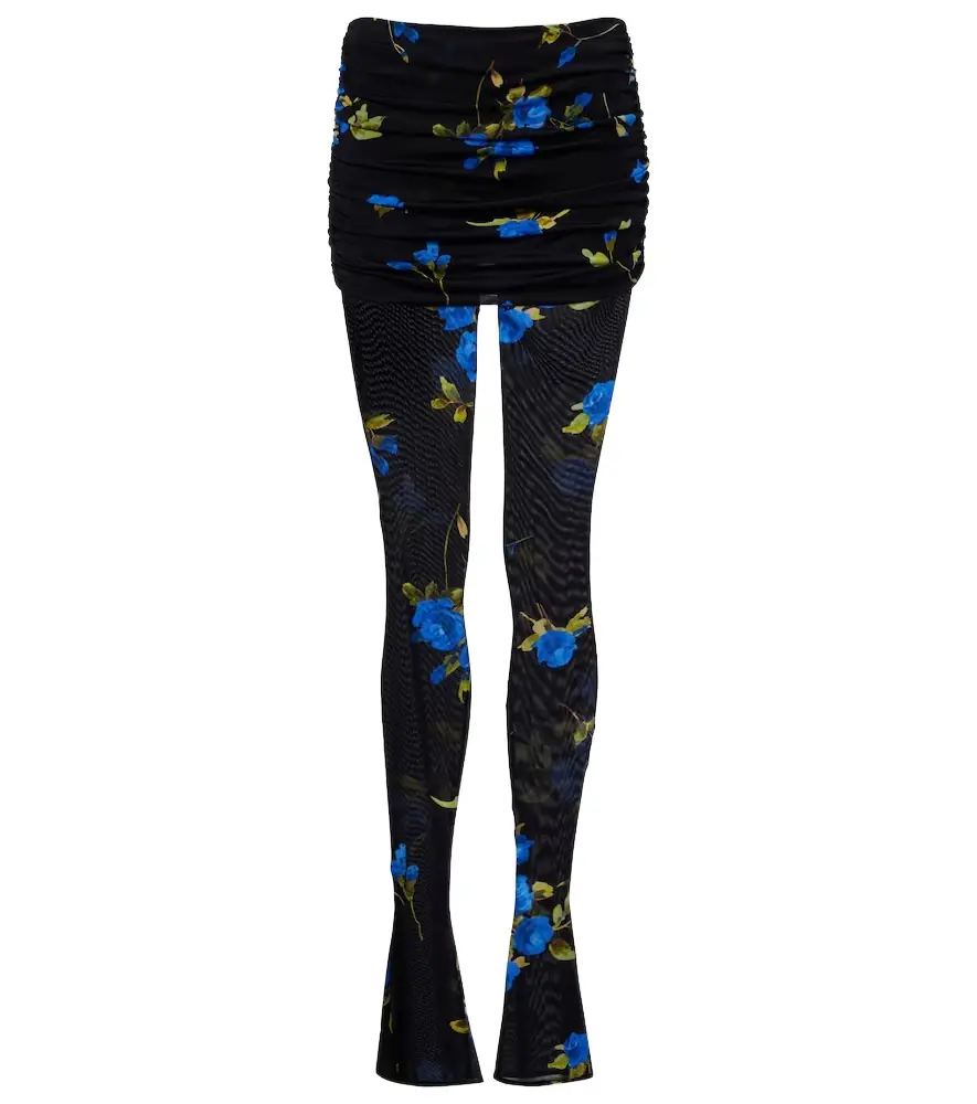 BLUMARINE Floral jersey leggings | Image 1 BLUMARINE Floral jersey leggings | Image 1