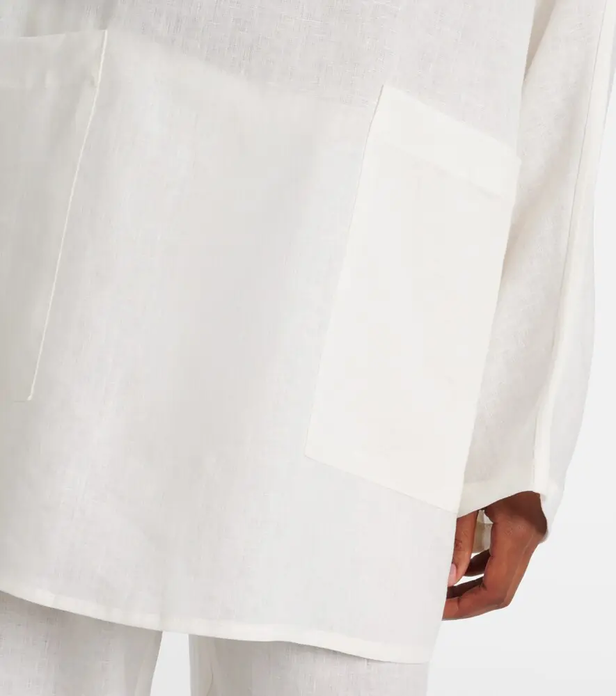 ASCENO Oversized linen top | Thumbnail 4 ASCENO Oversized linen top | Thumbnail 4