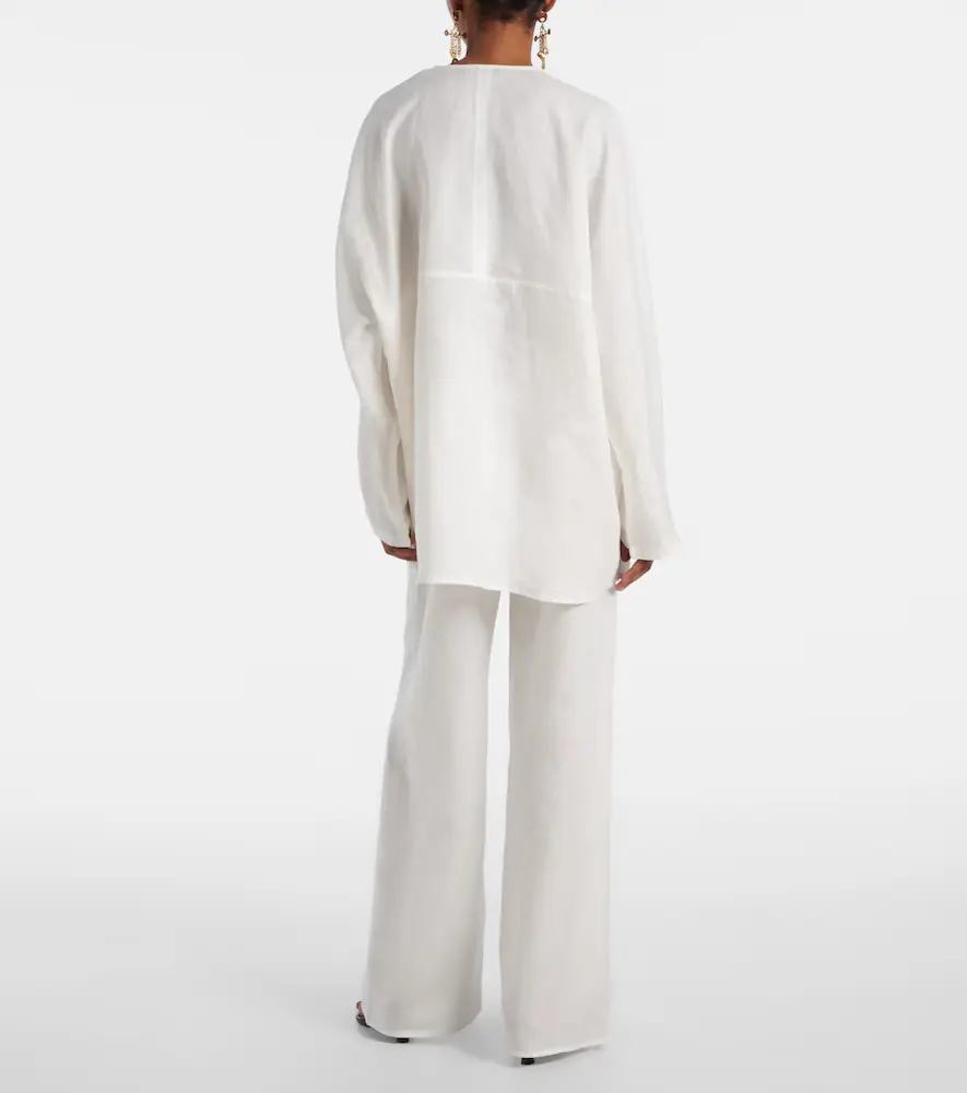 ASCENO Oversized linen top | Thumbnail 5 ASCENO Oversized linen top | Thumbnail 5
