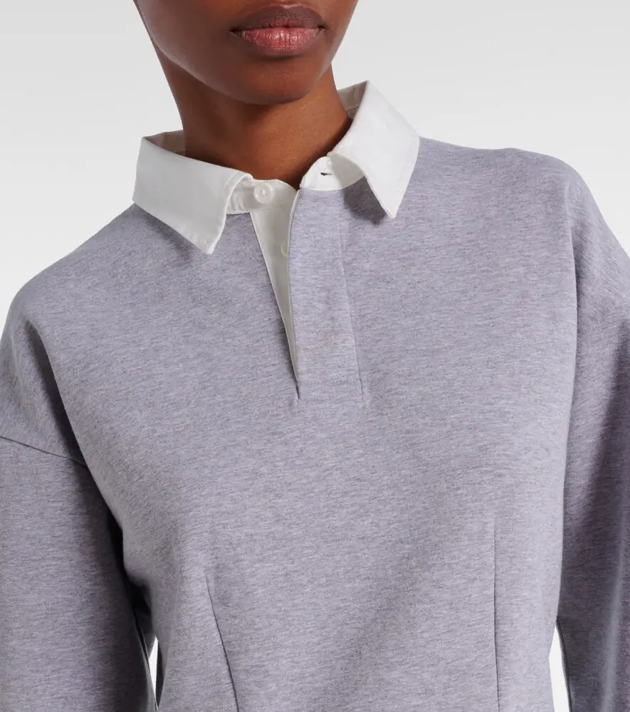 JW Anderson Cotton-blend jersey polo dress | Thumbnail 3 JW Anderson Cotton-blend jersey polo dress | Thumbnail 3