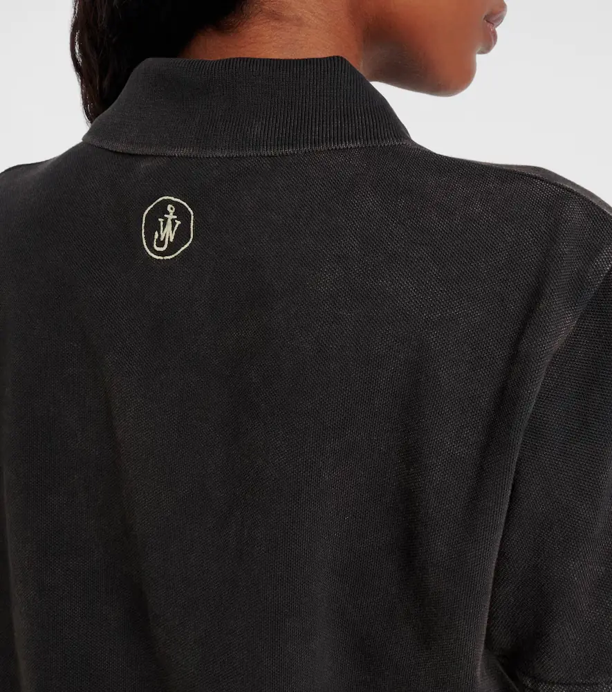 JW Anderson Cotton piqué polo shirt | Thumbnail 6