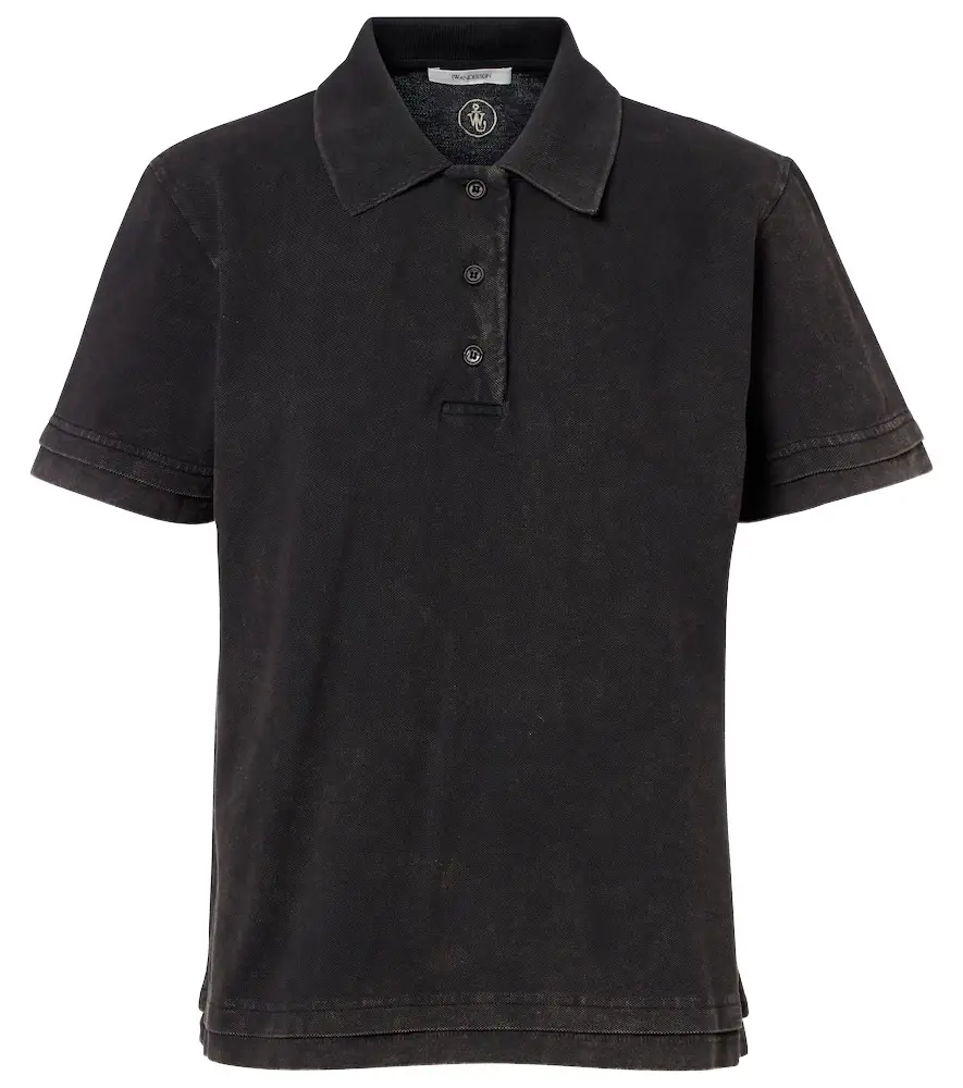 JW Anderson Cotton piqué polo shirt
