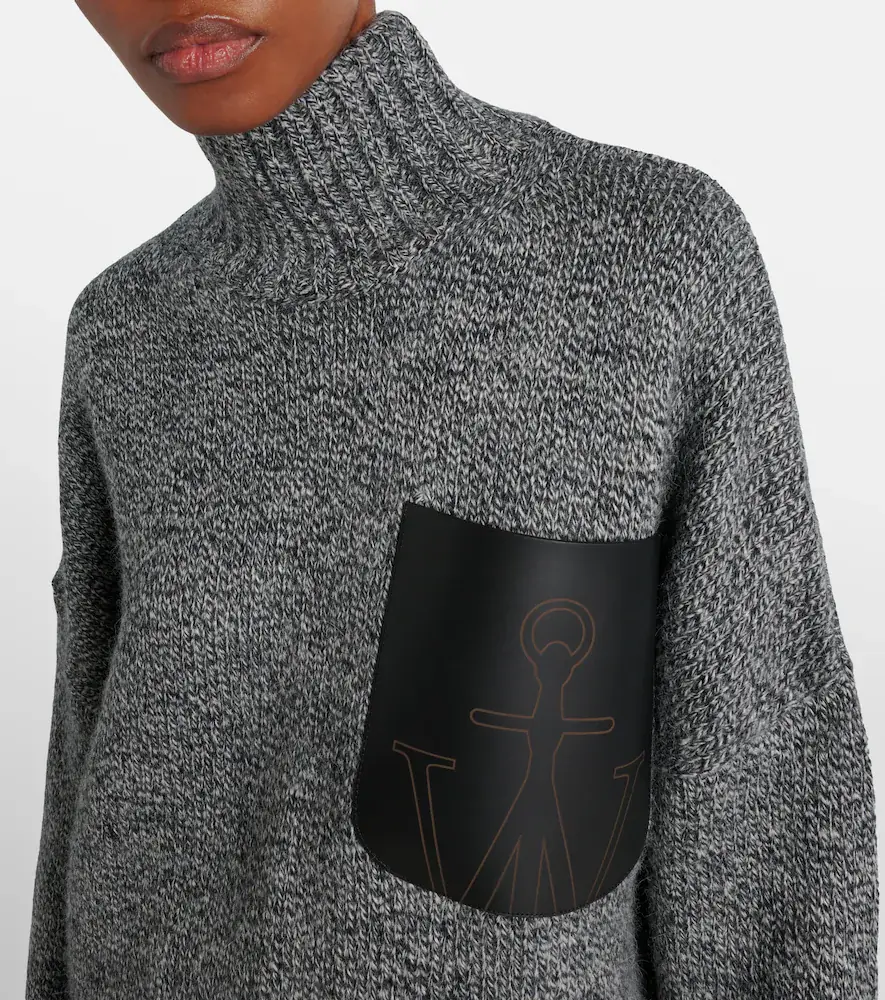 JW Anderson Wool and alpaca-blend turtleneck sweater | Thumbnail 2 JW Anderson Wool and alpaca-blend turtleneck sweater | Thumbnail 2