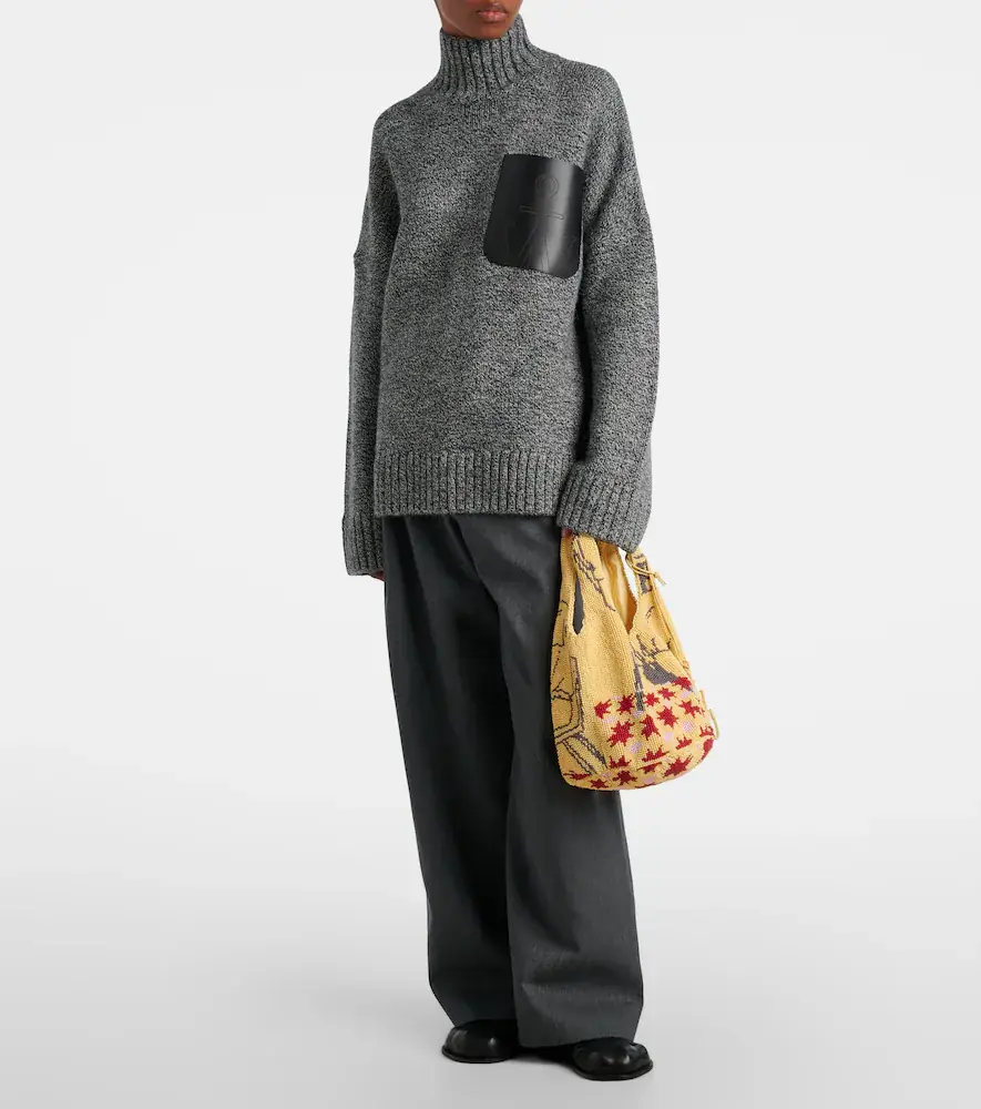 JW Anderson Wool and alpaca-blend turtleneck sweater | Thumbnail 5 JW Anderson Wool and alpaca-blend turtleneck sweater | Thumbnail 5