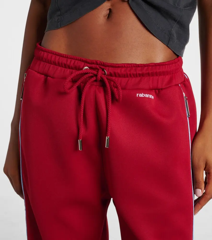 Rabanne Zip-up jersey track pants | Thumbnail 4 Rabanne Zip-up jersey track pants | Thumbnail 4