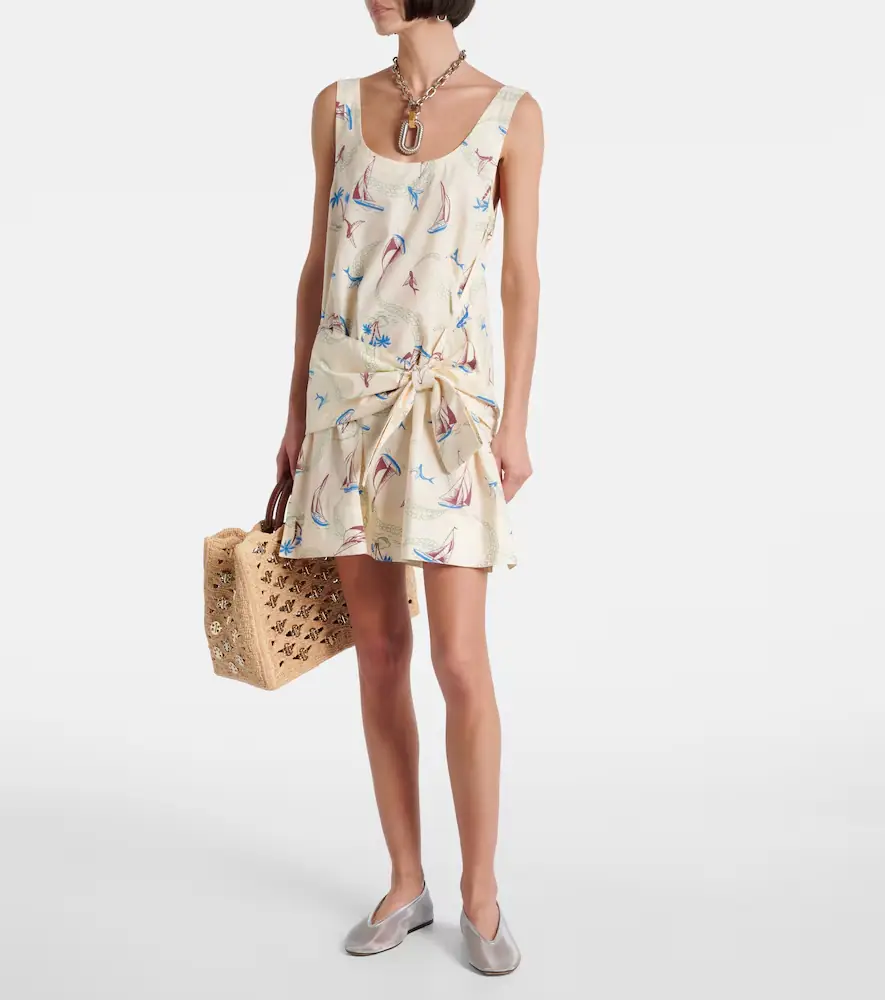 Rabanne Printed cotton minidress | Thumbnail 2 Rabanne Printed cotton minidress | Thumbnail 2