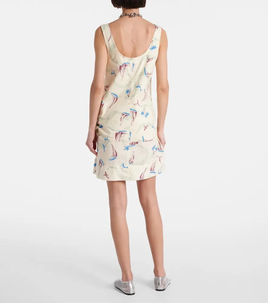 Rabanne Printed cotton minidress | Thumbnail 4 Rabanne Printed cotton minidress | Thumbnail 4
