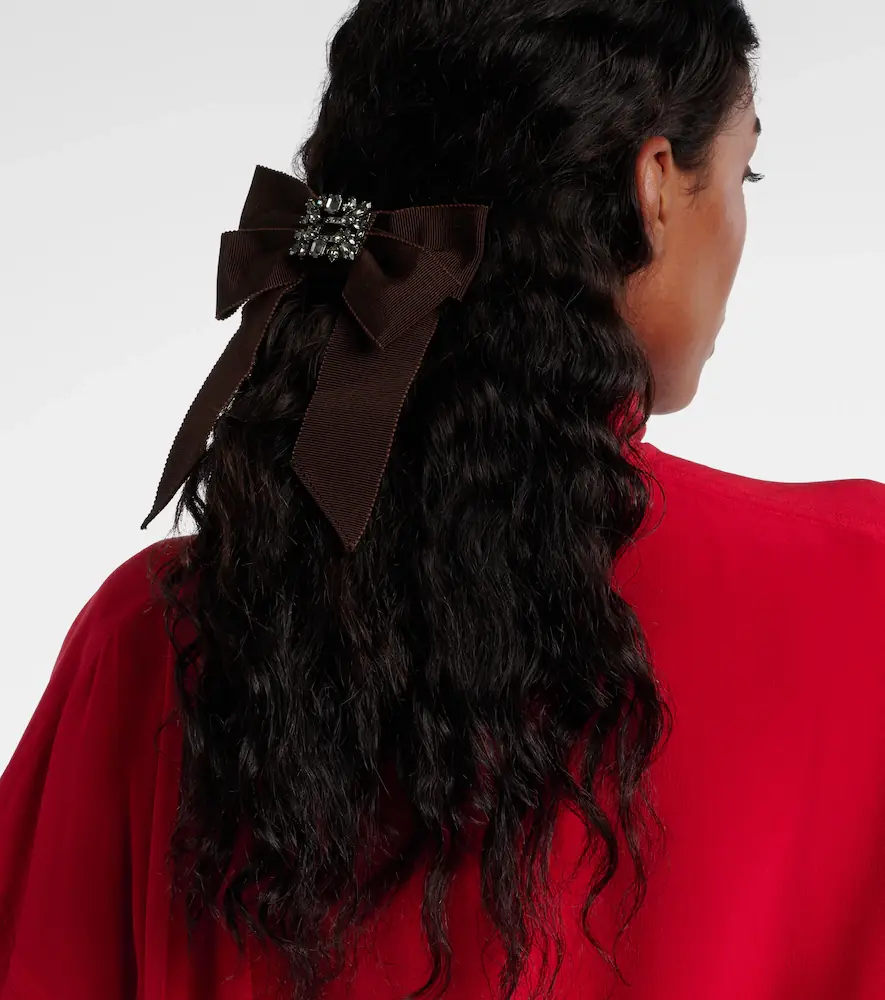 Roger Vivier Broche Vivier embellished hair clip | Thumbnail 4