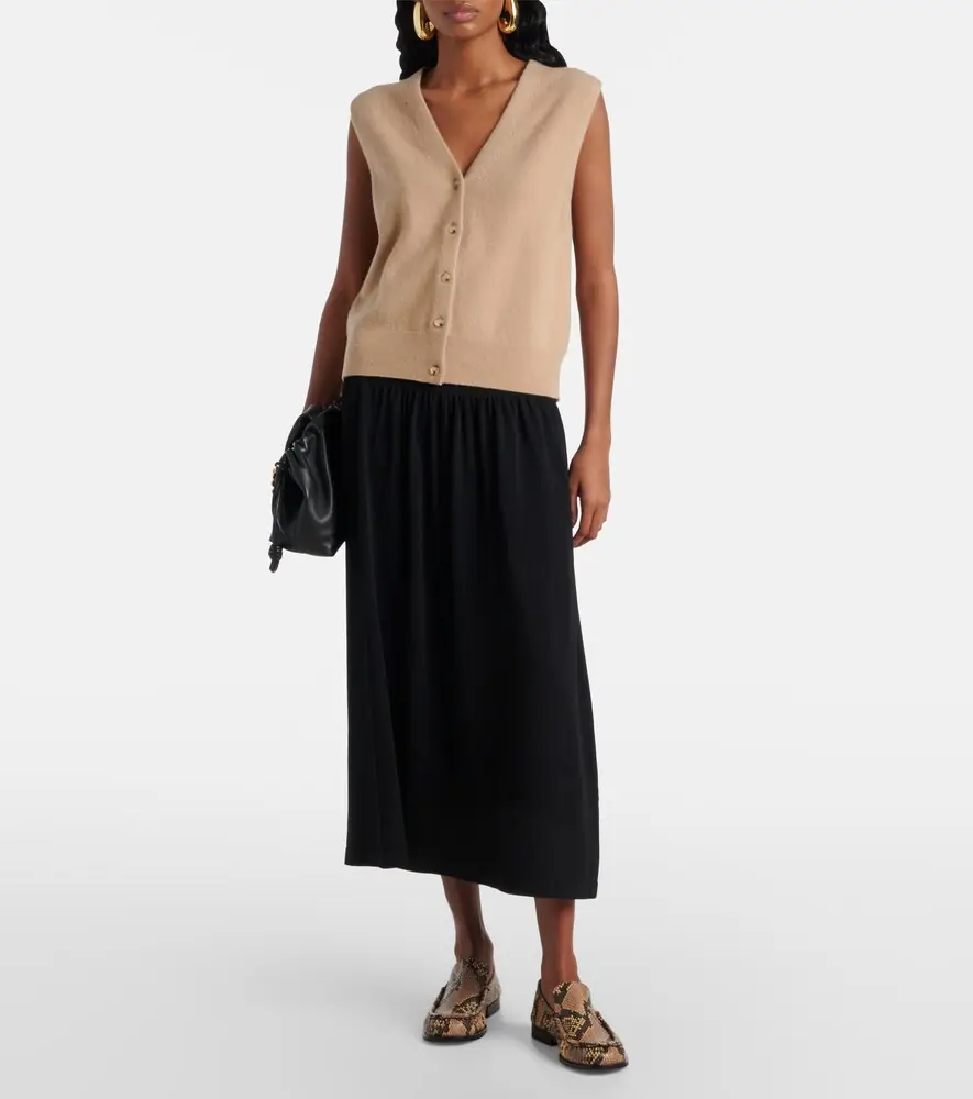 Vince Wool and cashmere-blend vest | Thumbnail 3