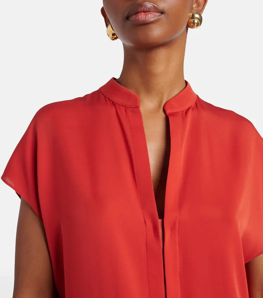 Vince Silk-blend blouse | Thumbnail 3