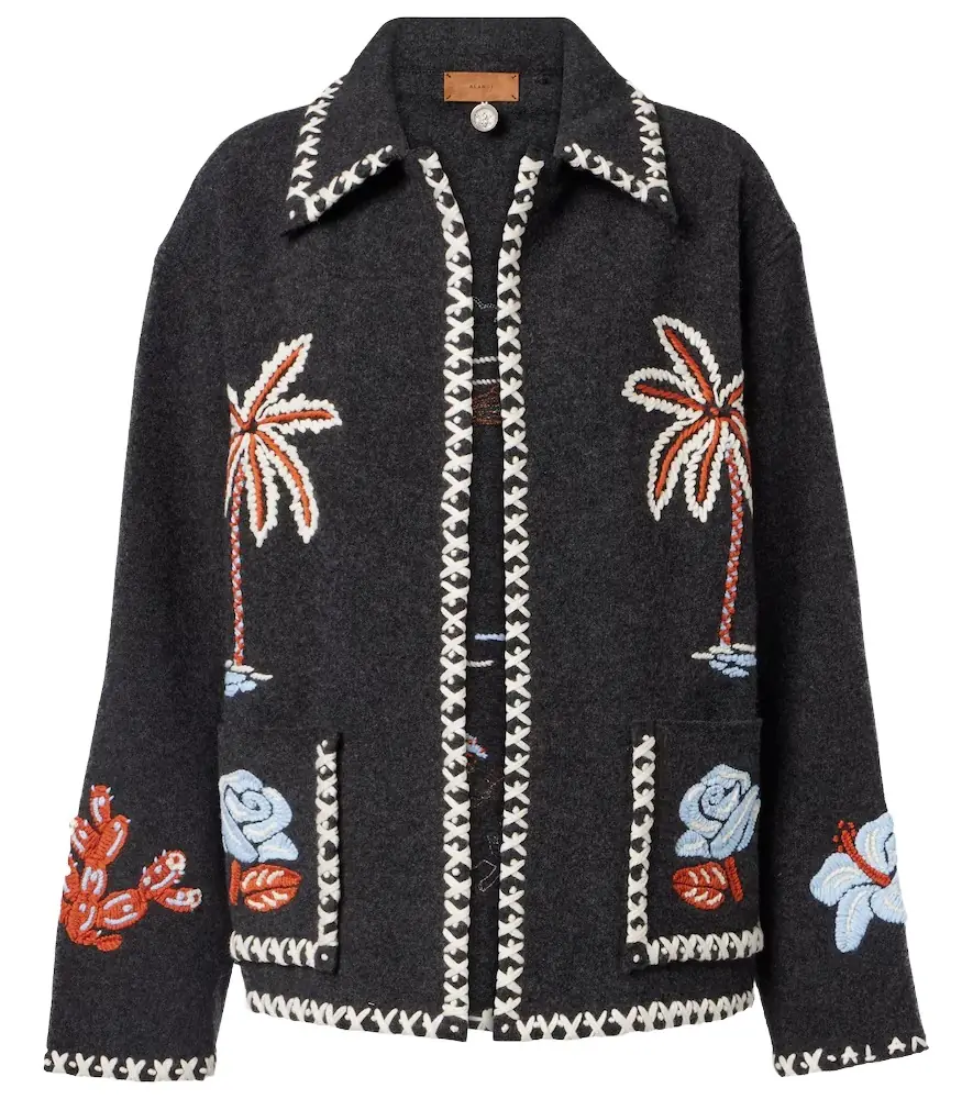 Alanui Remember Me virgin wool jacket