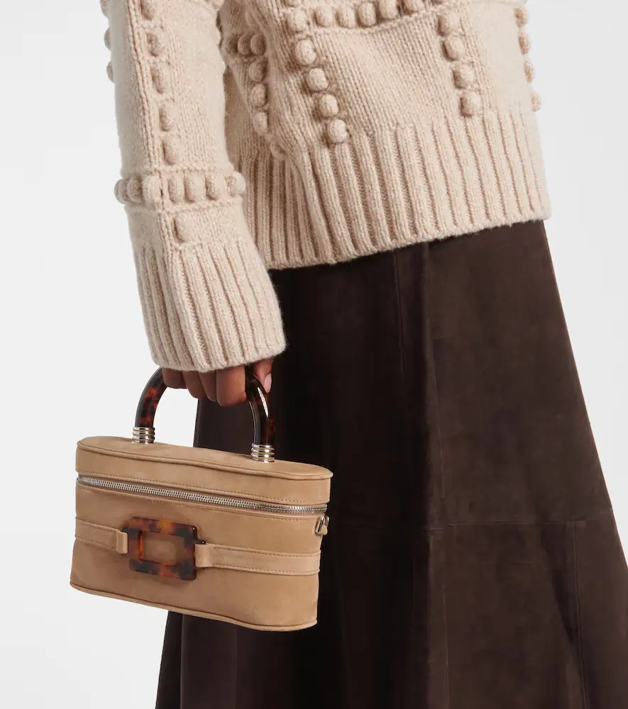 Roger Vivier Vanity Mini suede tote bag | Thumbnail 6