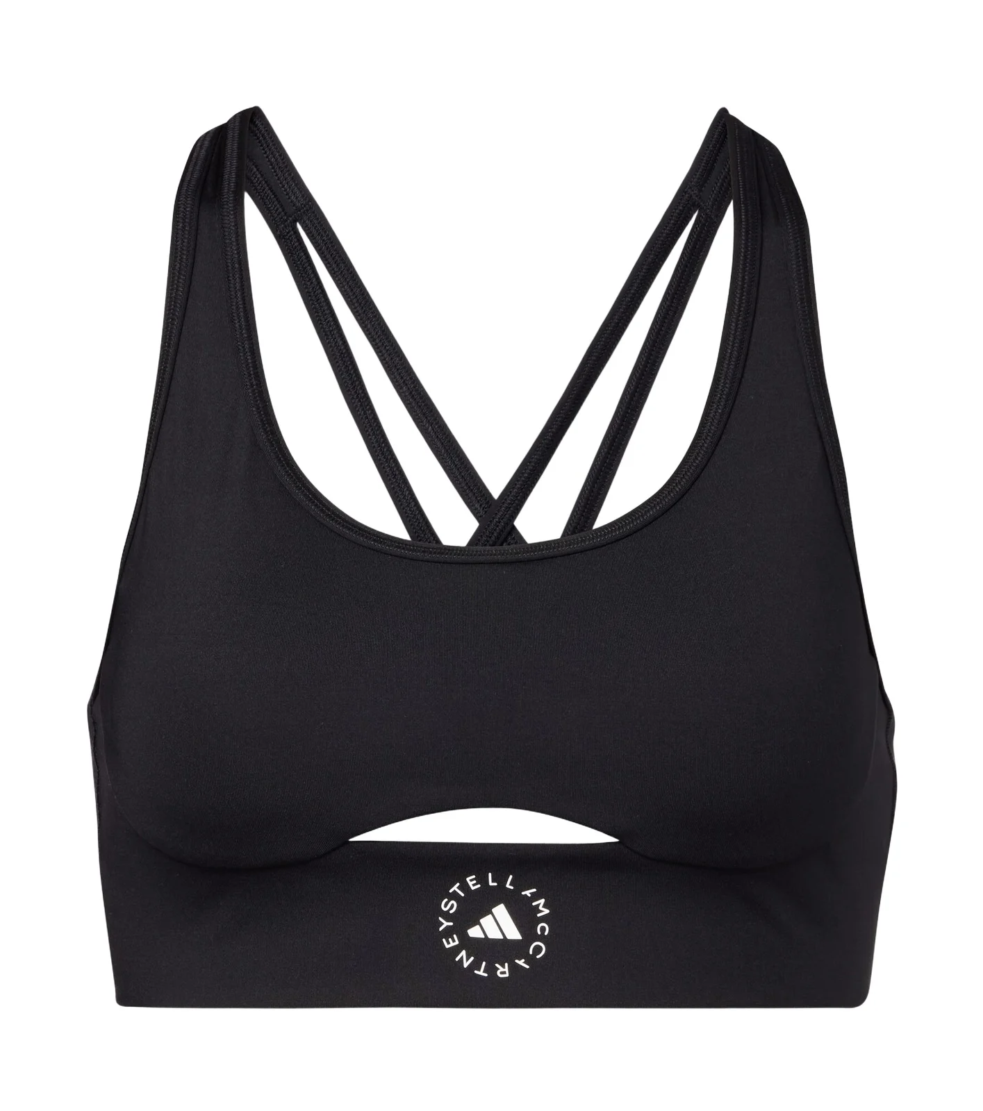 Logo padded sports bra