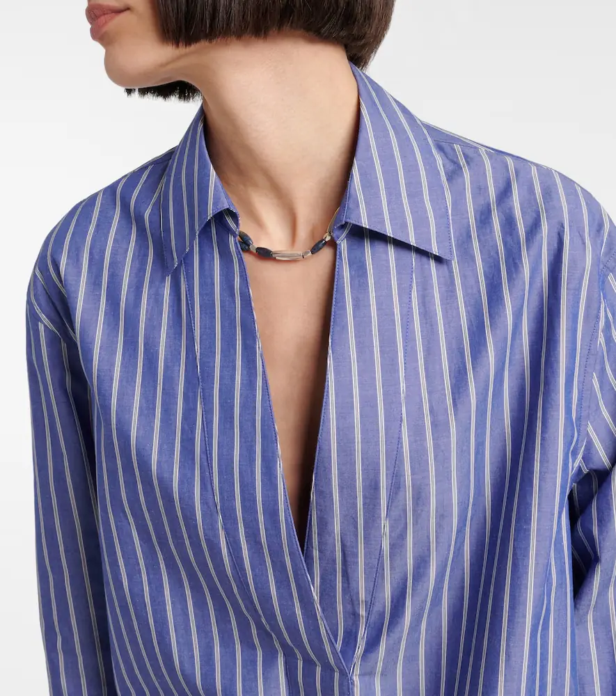 Vince Striped cotton polo shirt | Thumbnail 6 Vince Striped cotton polo shirt | Thumbnail 6