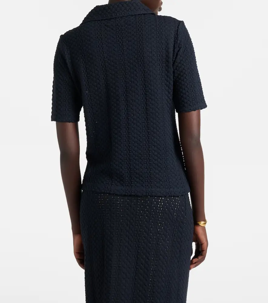 Vince Open-knit cotton polo shirt | Thumbnail 5 Vince Open-knit cotton polo shirt | Thumbnail 5
