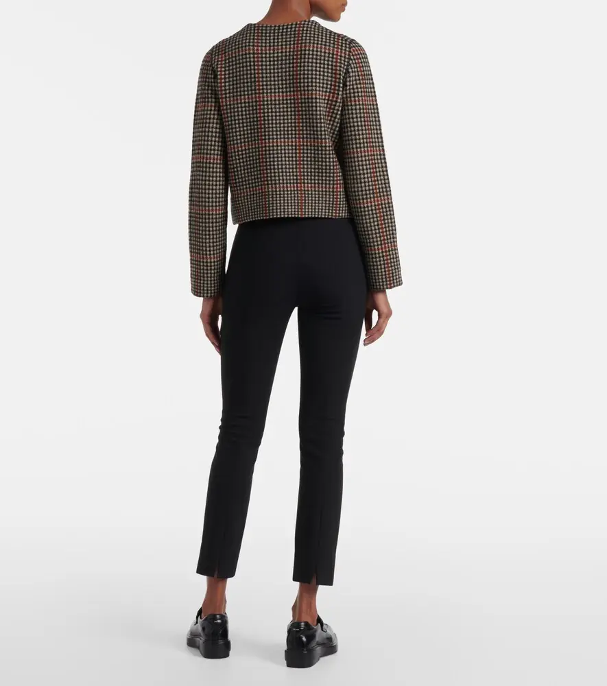 Vince Checked wool cardigan | Thumbnail 4