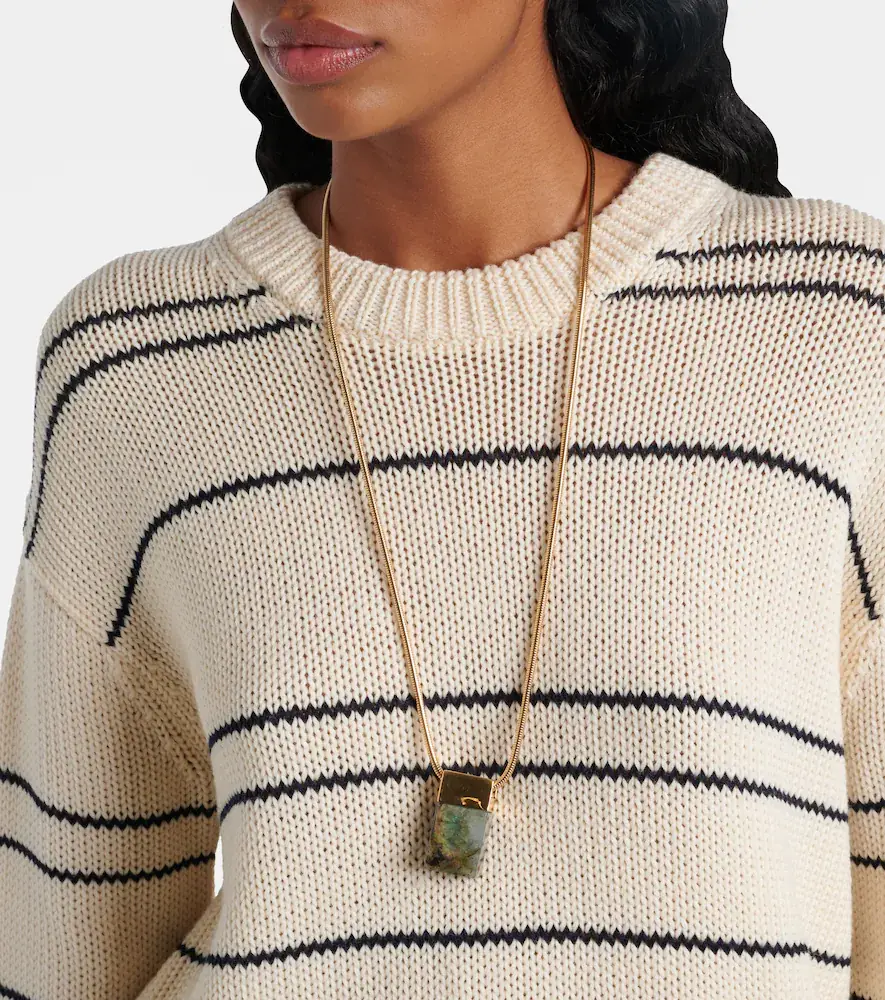 Vince Striped wool-blend sweater | Thumbnail 5