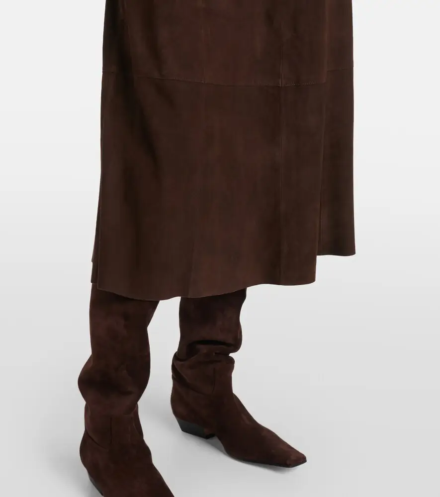 Vince Suede midi skirt | Thumbnail 3