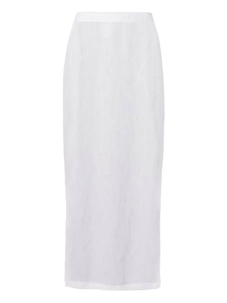 Wardrobe. NYC Sheer lace midi skirt