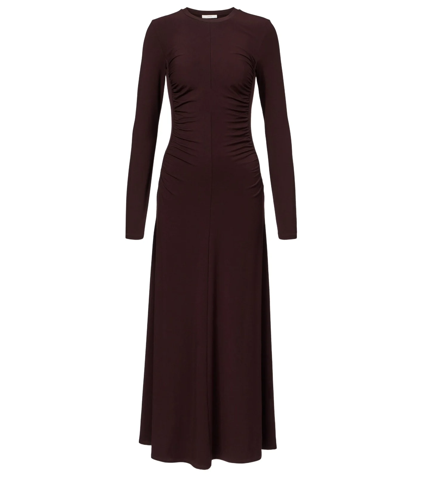 Ruched jersey maxi dress